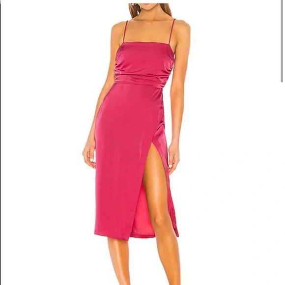NBD pink midi dress size xxs - Picture 1 of 4